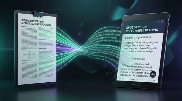 Jak převést PDF do EPUB online zdarma (přizpůsobitelný text pro čtečky)